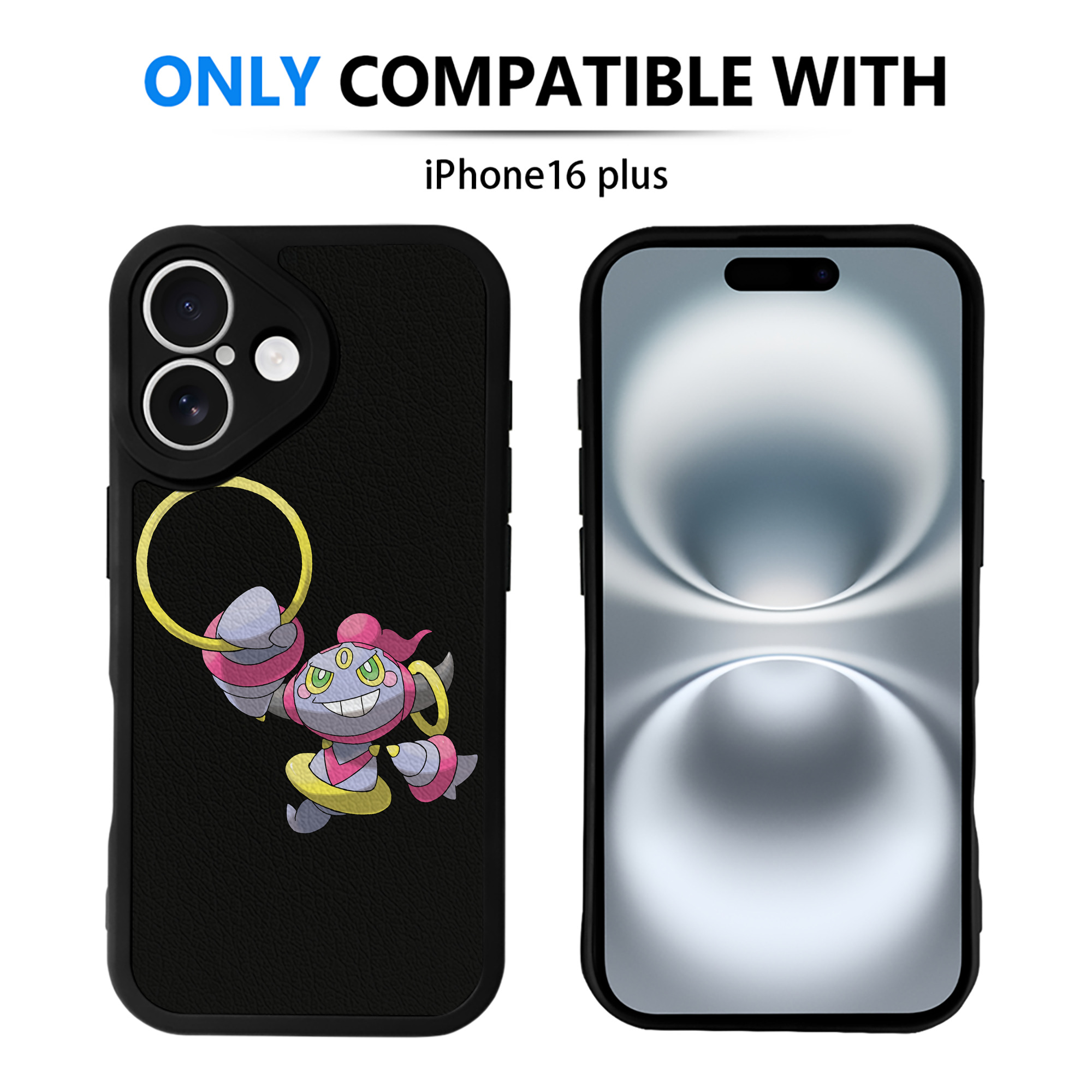 （画像用） ポケットモンスター Pokémon 【iPhone 16シリーズ対応】シリコンスマホケース（レザー調） 材質：シリコン